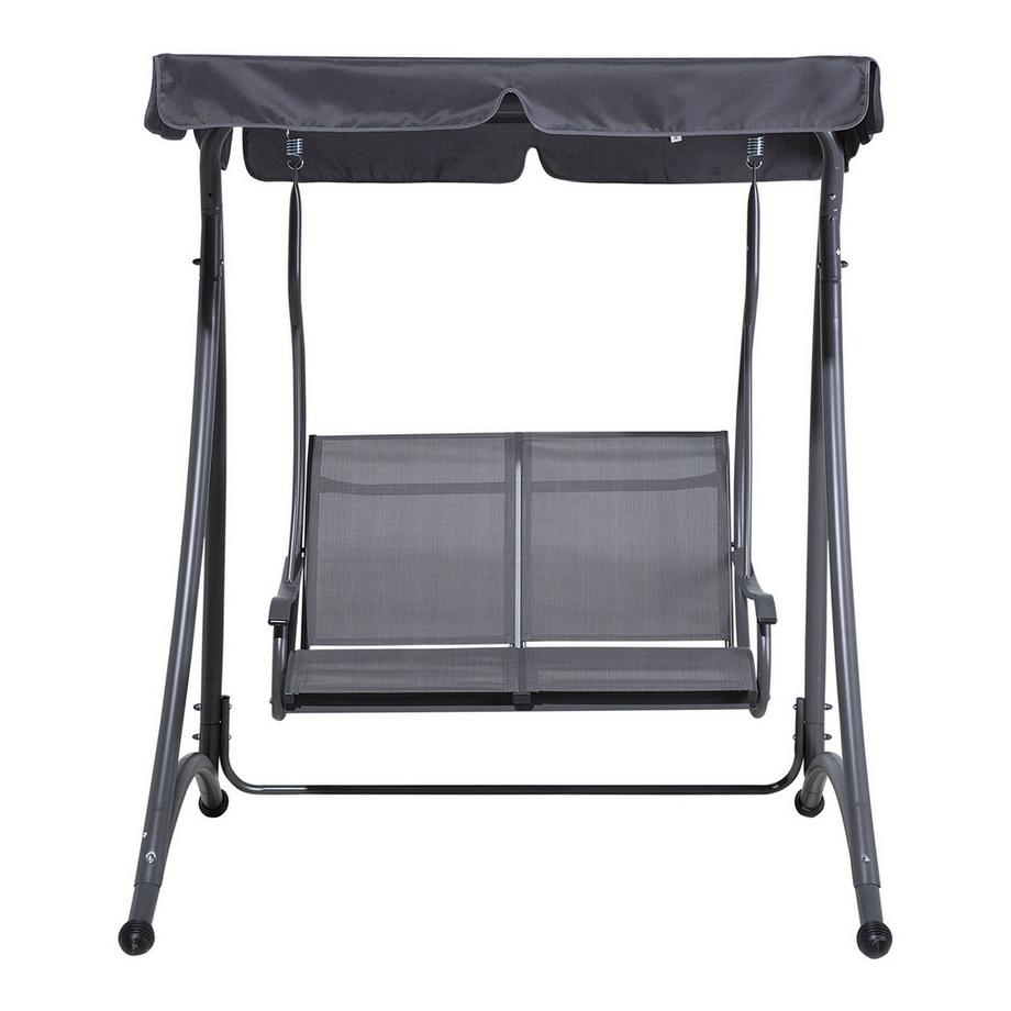 Beliani Dondolo da giardino en Tessuto Classico TESERO  