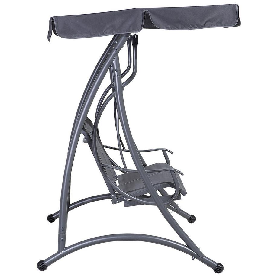 Beliani Dondolo da giardino en Tessuto Classico TESERO  