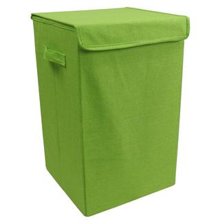 VCM Panier à linge en tissu Coffre à linge Coffre à linge en tissu Couvercle Dreso M  