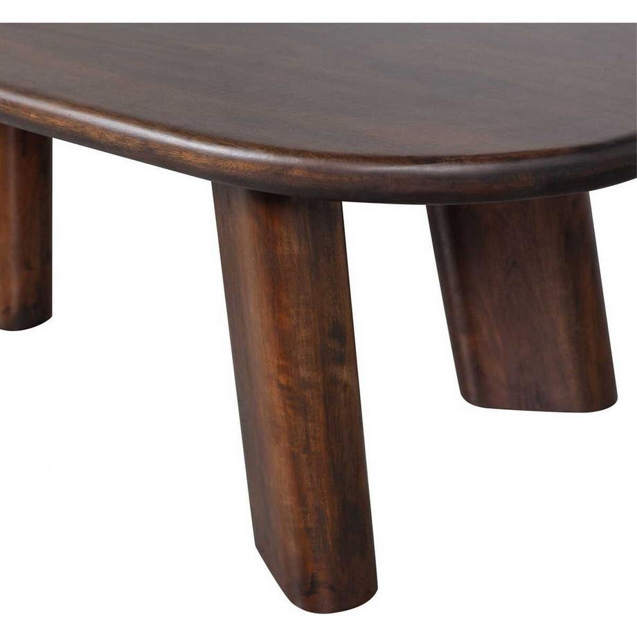 mutoni Couchtisch Roundly Mango walnuss 110x60  