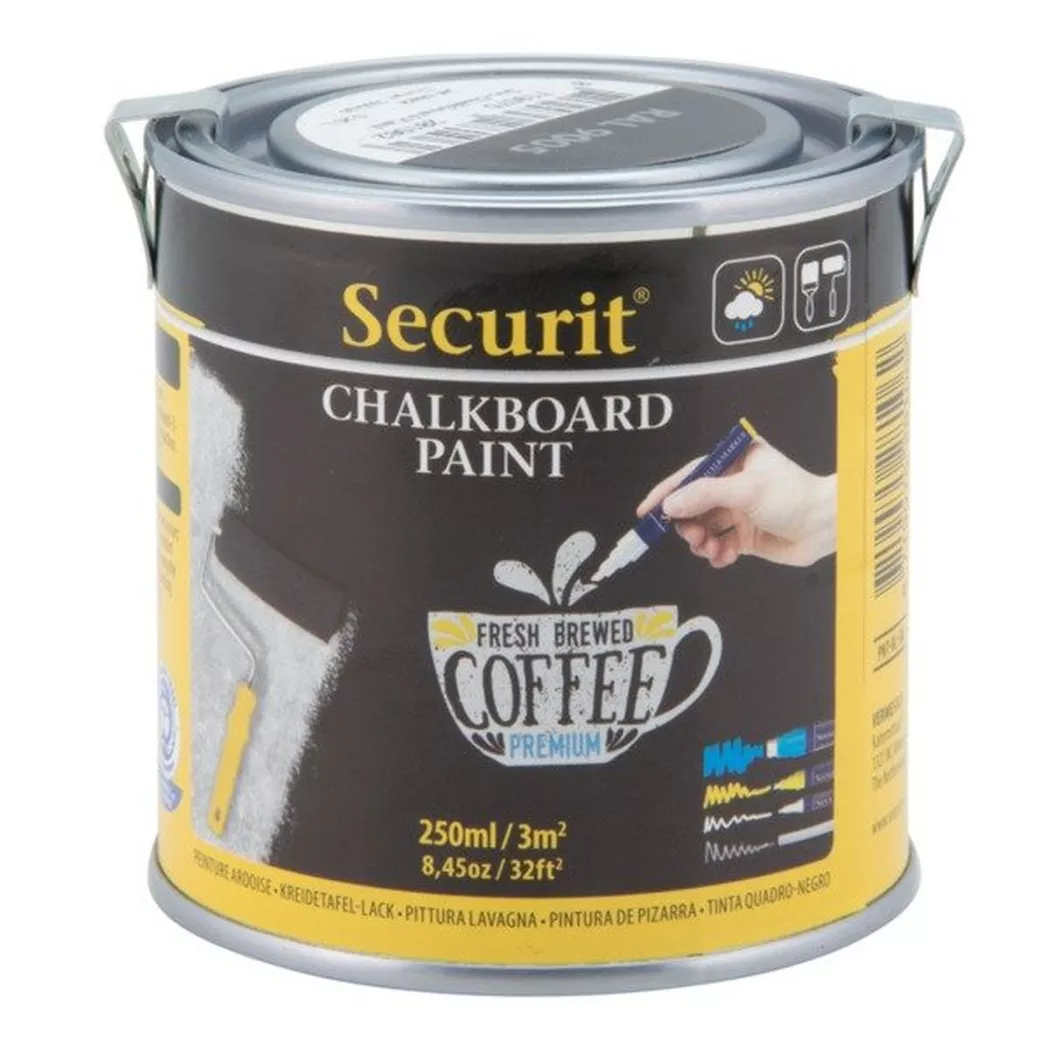 Securit PNT-BL-SM acrylic paint 250 ml Black Bottle Tube