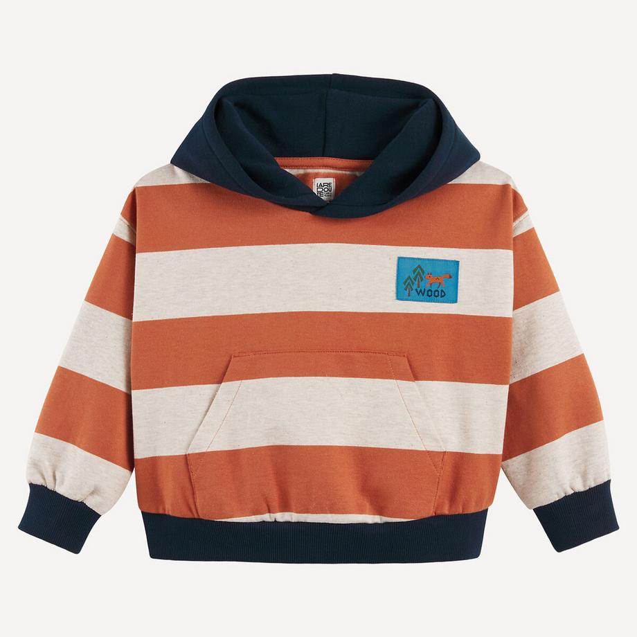 La Redoute Collections  Kapuzensweatshirt mit Streifen 