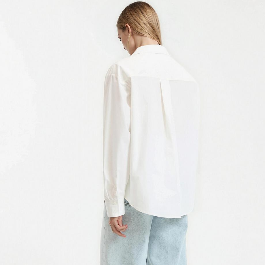 La Redoute Collections Lockeres Baumwollhemd  