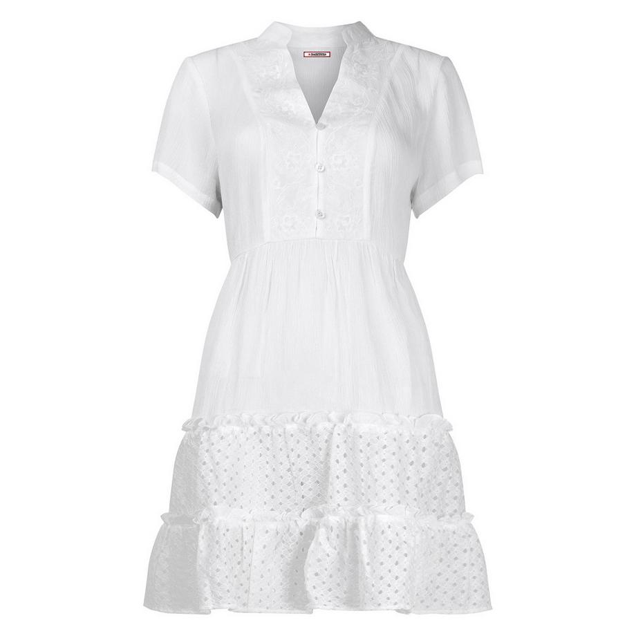 Joe Browns Tunique Coton Plastron Brodé  