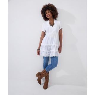 Joe Browns Baumwolltunika mit Latzstickerei  