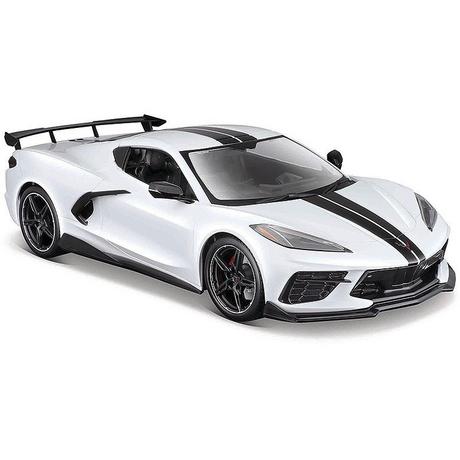 Maisto  1:24 Chevrolet Corvette Stingray Coupe 2020 Weiss 