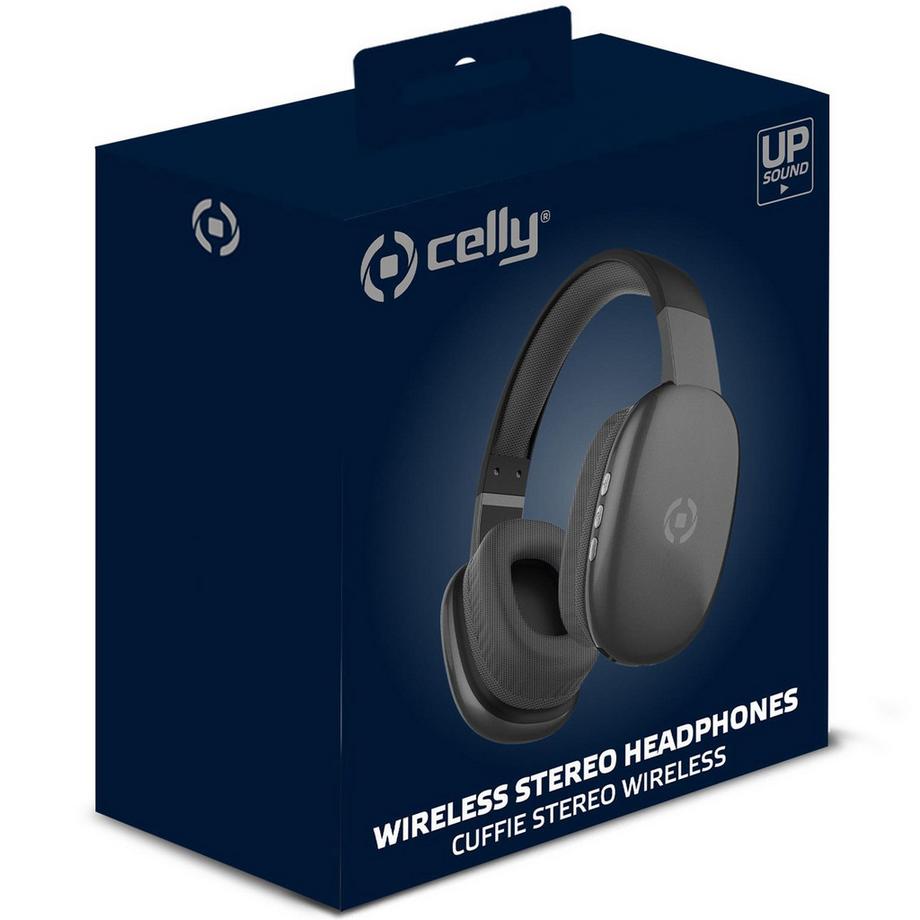 Celly  Freebeat Wireless-Kopfhörer Over-Ear Schwarz 