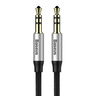 Baseus  Baseus CAM30BS1 Audio-Kabel 1 m 3.5mm Schwarz, Silber 