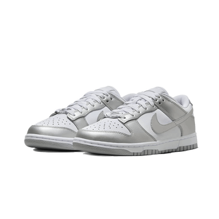 NIKE  Dunk Low Metallic Silver 