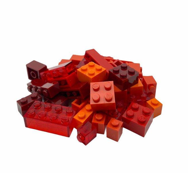 Q-BRICKS  Bausteine Box 300 Rote Mischung 