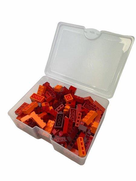 Q-BRICKS  Bausteine Box 300 Rote Mischung 