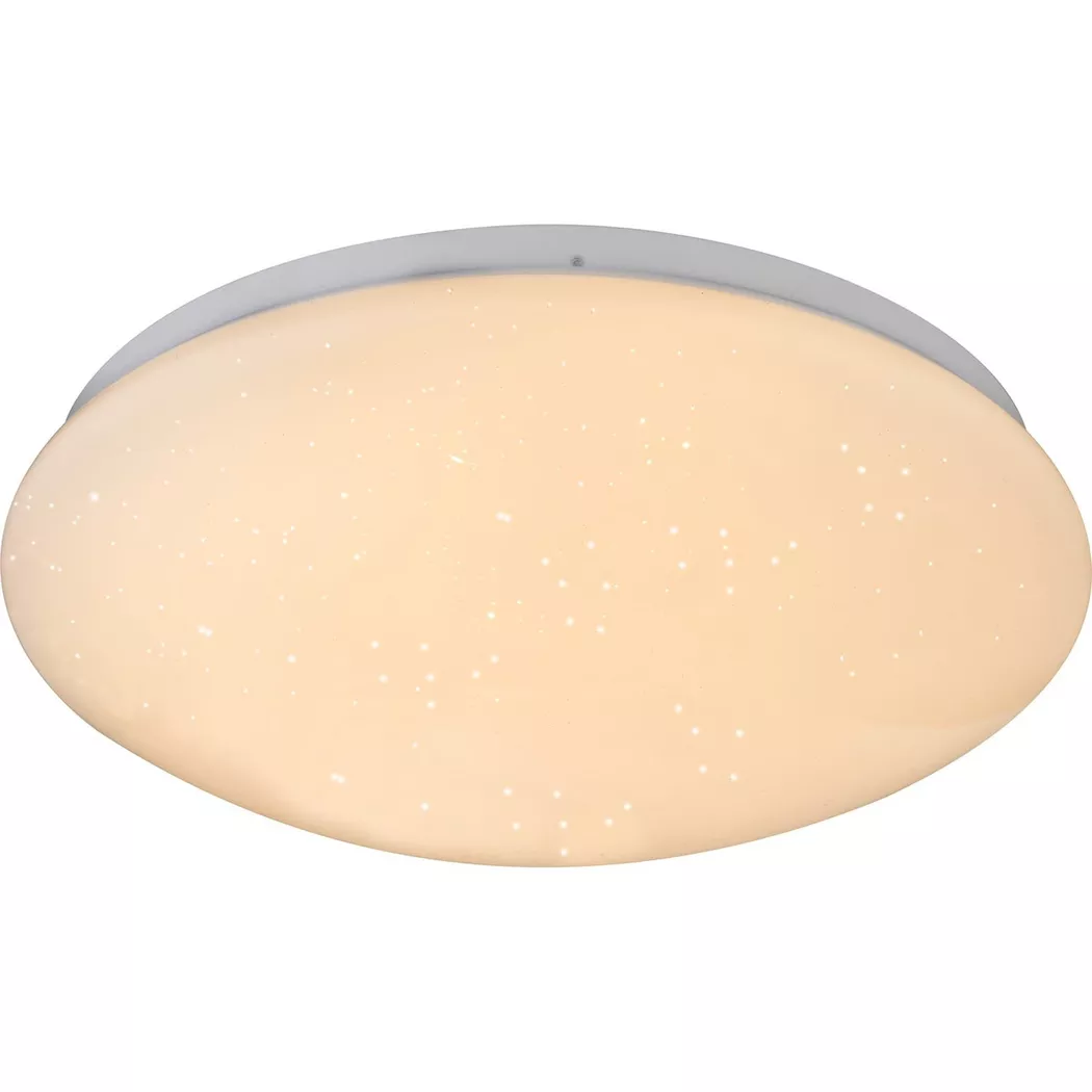 mutoni – Deckenleuchte Atreju I Metall weiss LED 29×29, One Size, Weiss