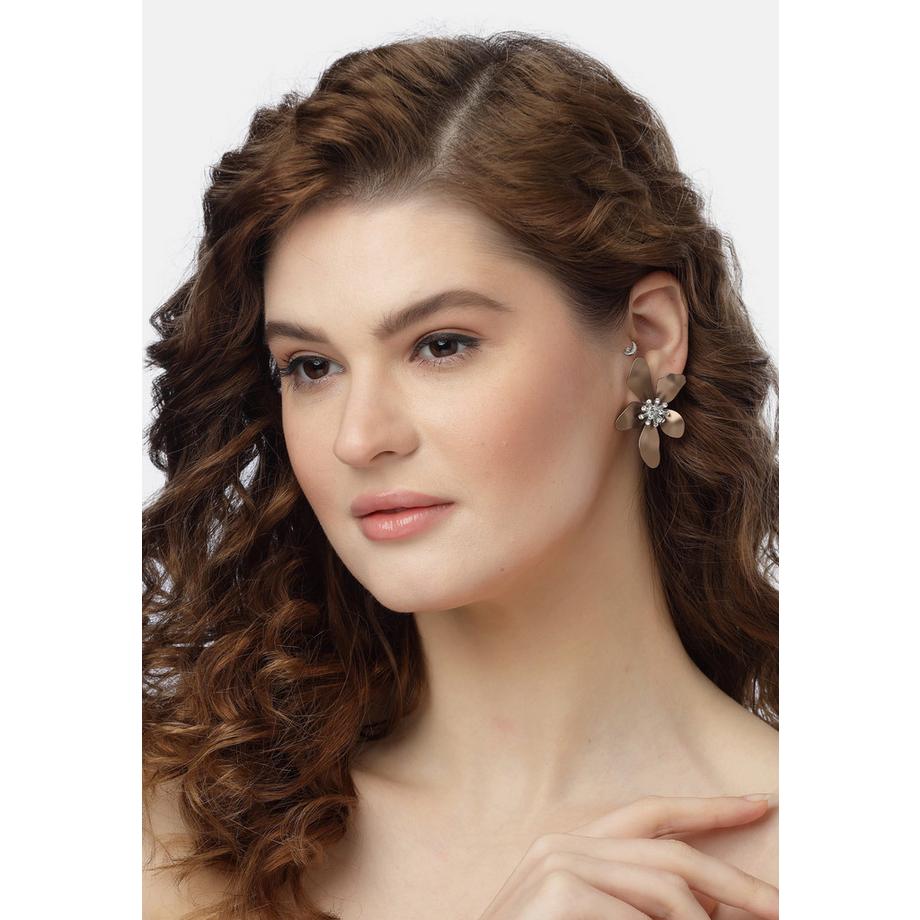 AVANT-GARDE PARIS  Florale Steckerohrringe 