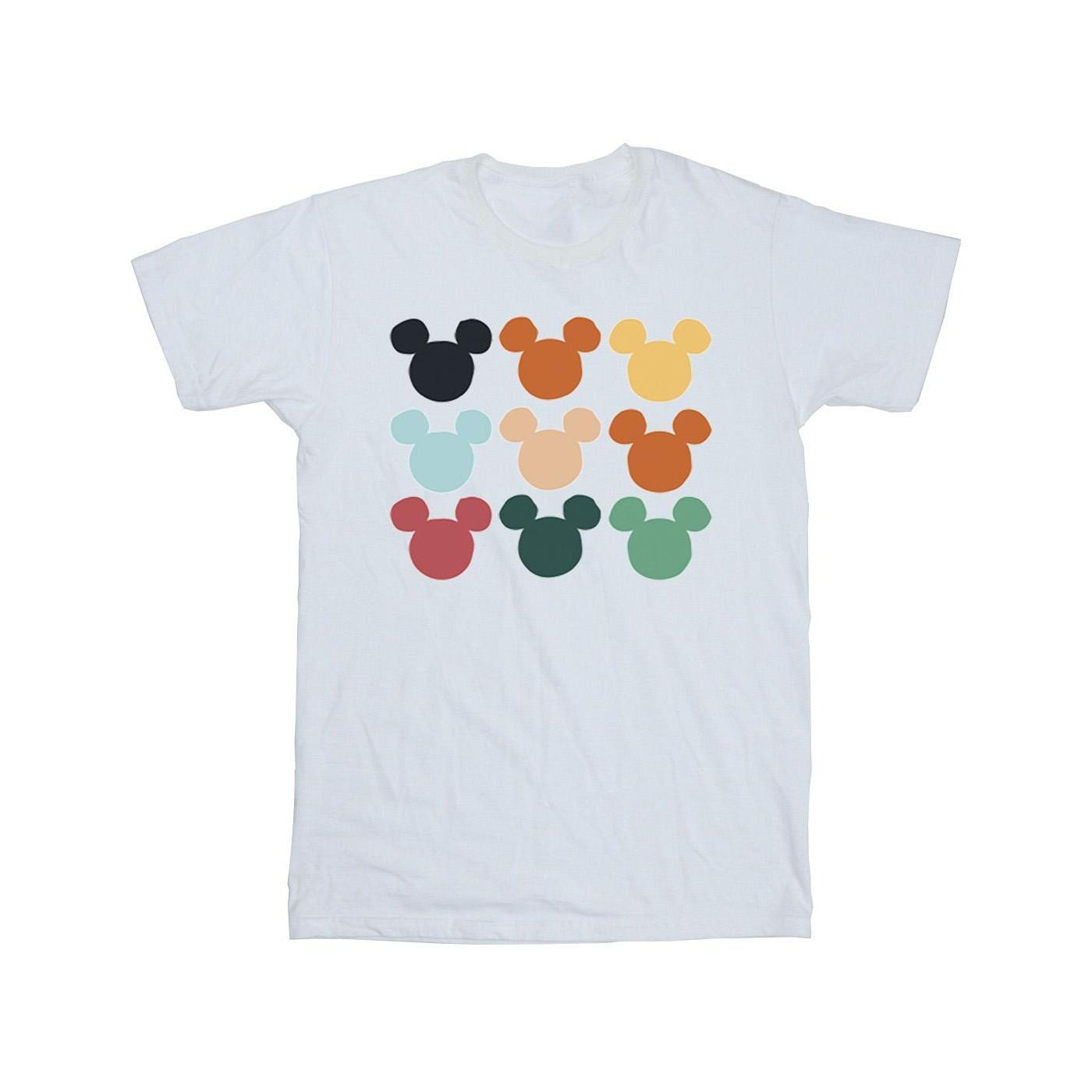 Image of Mickey Mouse Heads Square Tshirt Jungen Weiss 128