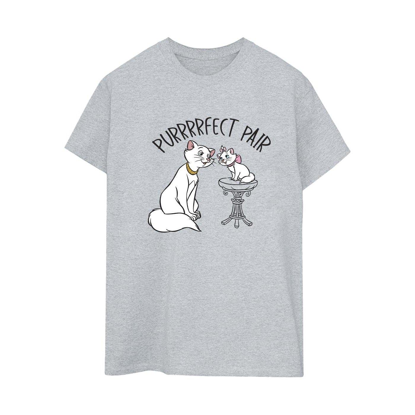 Image of The Aristocats Purrfect Pair Tshirt Damen Grau XL
