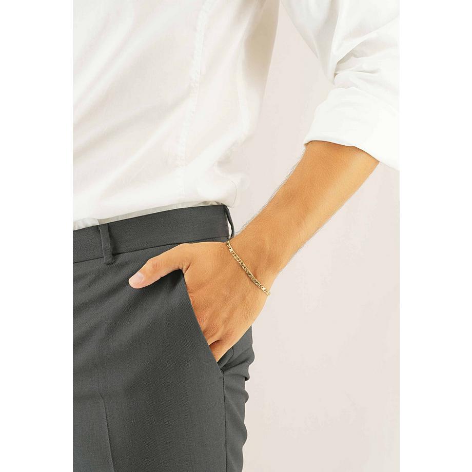 MUAU Schmuck  Bracelet 8er-Kette Gelbgold 750, 3.8mm, 21cm 