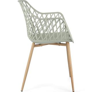 mutoni Chaise optique vert  