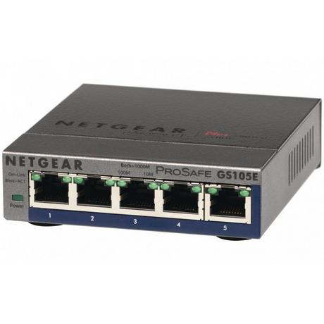 NETGEAR  Netgear Switch GS105Ev2 5 Port 