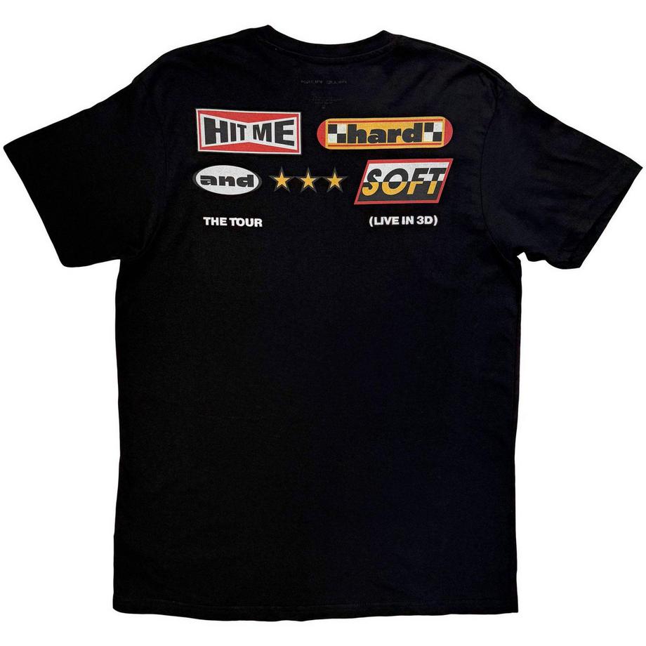 Billie Eilish Racer T-Shirt mit Rückendruck  