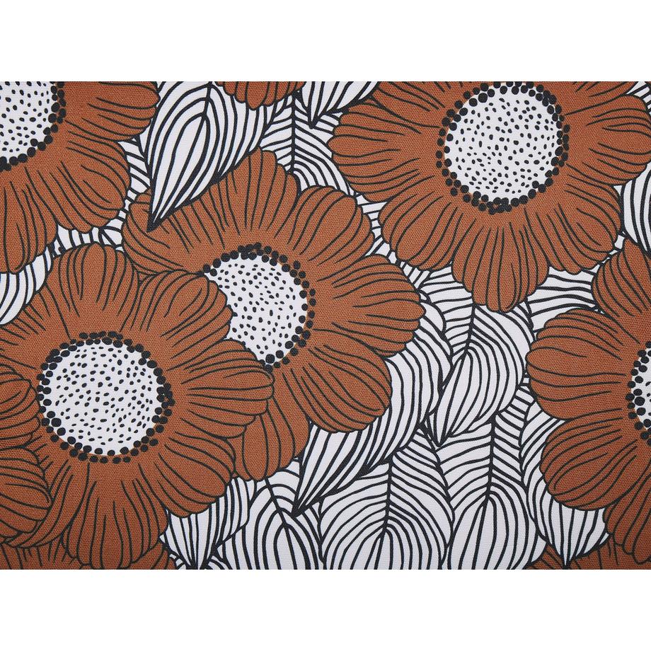 Beliani  Lot de 2 tissus de remplacement pour chaises longues en Polyester Rétro ANZIO/AVELLINO 