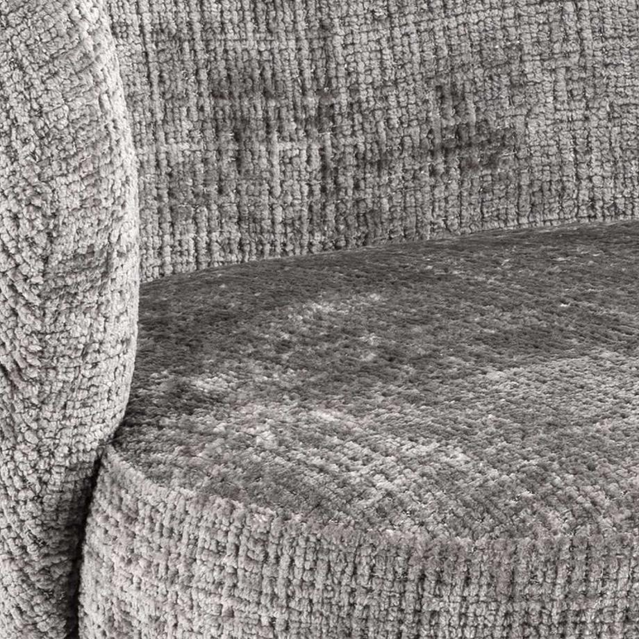 mutoni Chaise avec accoudoirs Walora gris  