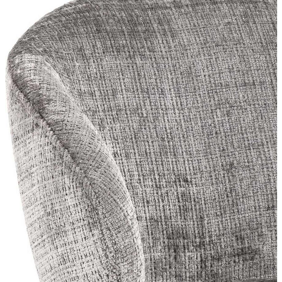 mutoni Chaise avec accoudoirs Walora gris  