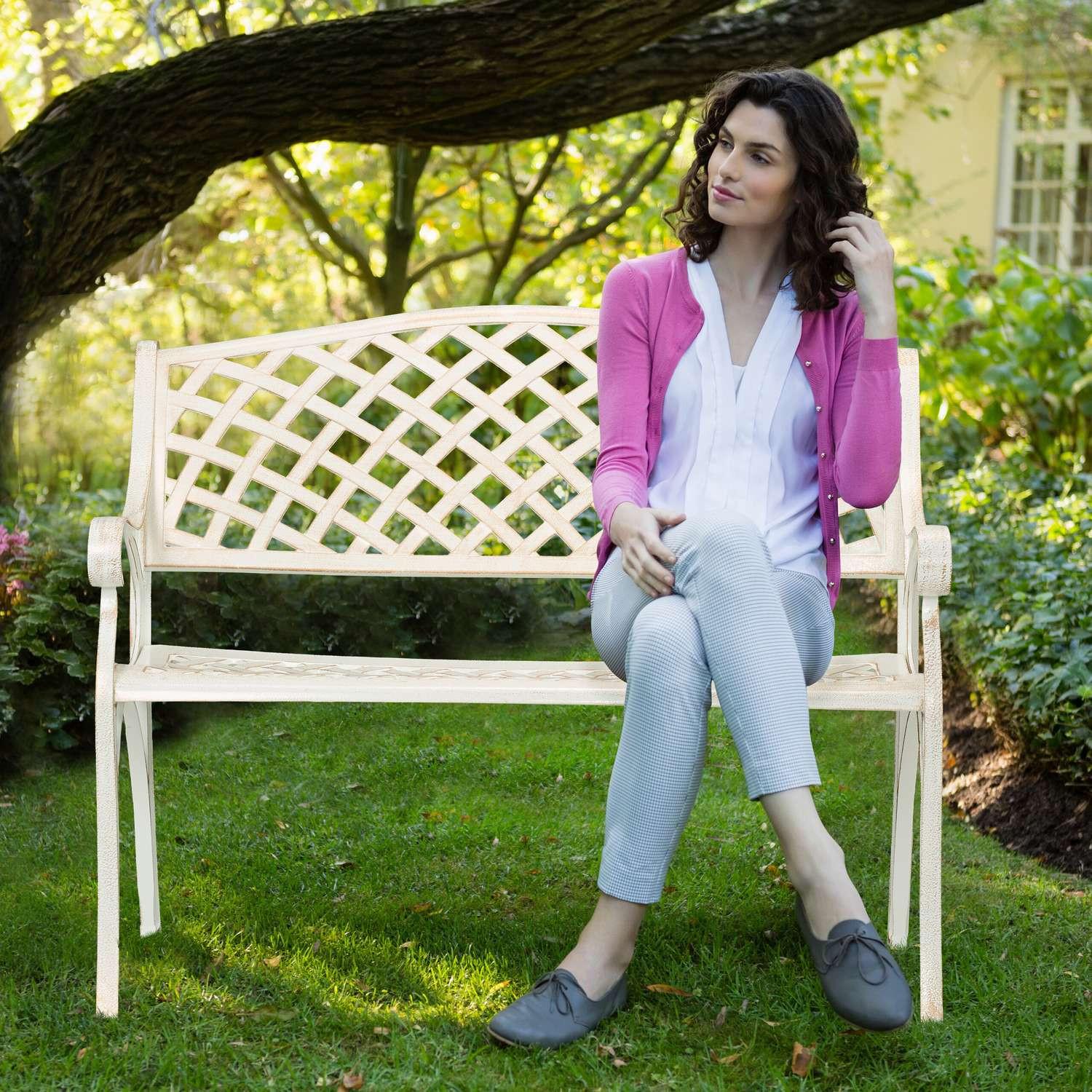 Northix Gartenbank im antiken Stil  