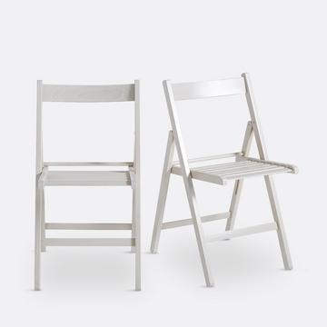 Lot de 2 chaises pliantes