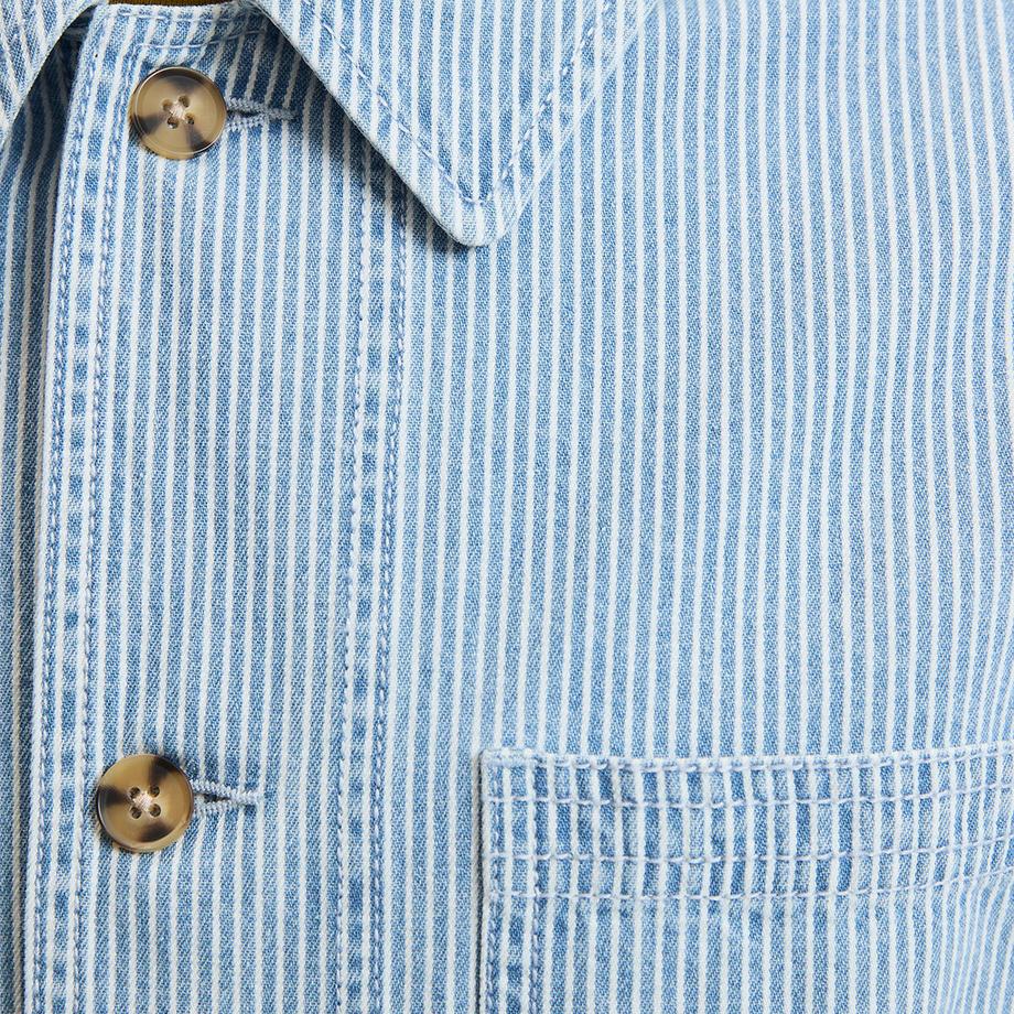 La Redoute Collections Giacca Workwear in Denim a Righe  