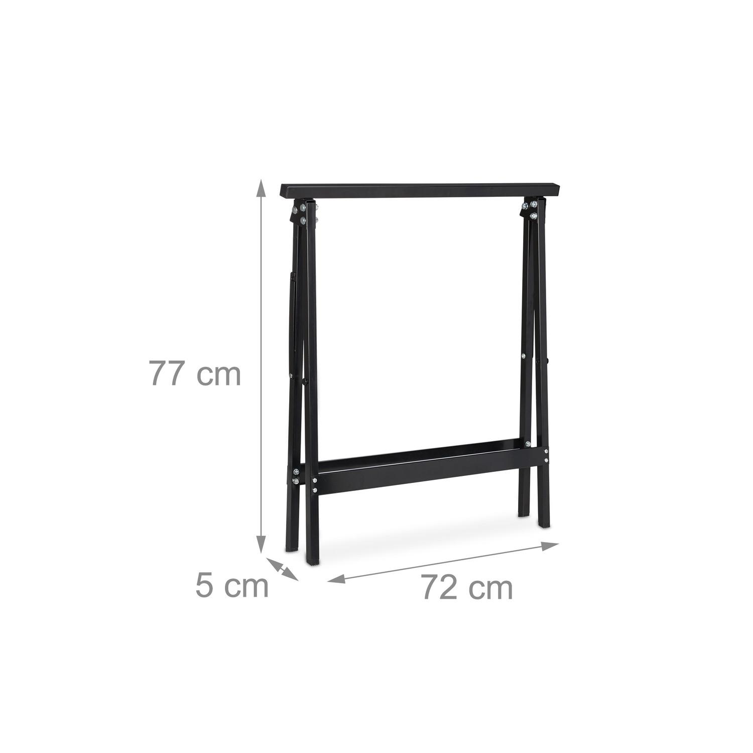 B2X Cavalletto da lavoro in acciaio, set da 2  
