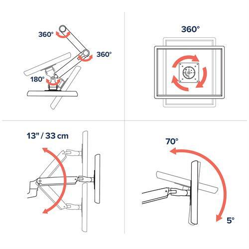 Ergotron  LX DESK MOUNT LCD ARM POLISHED 