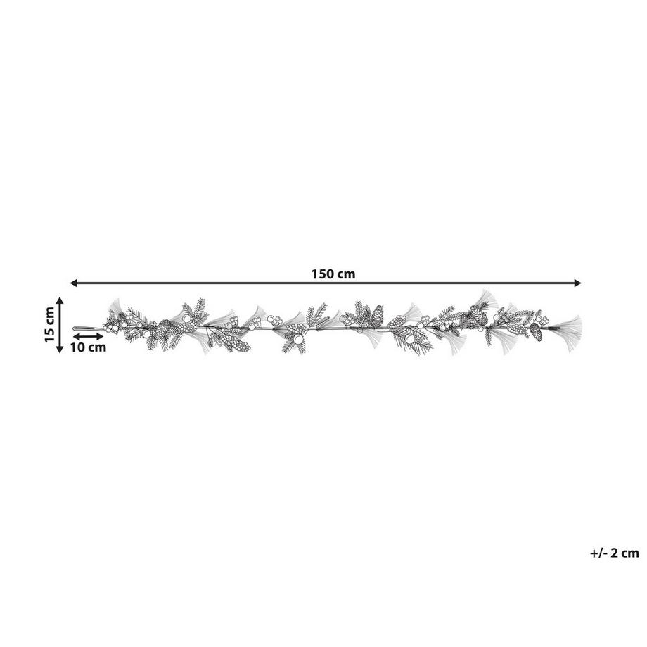 Beliani  Weihnachtsgirlande aus Kunststoff  ROTA 