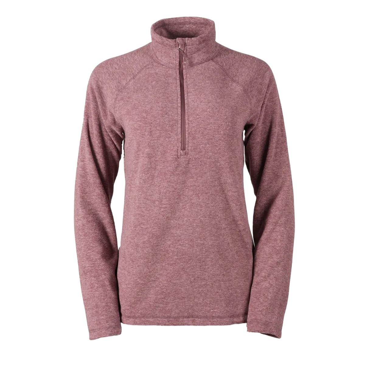 Image of Quest Oberteil Mit Kurzem Reißverschluss Raglanärmel Damen Violett M