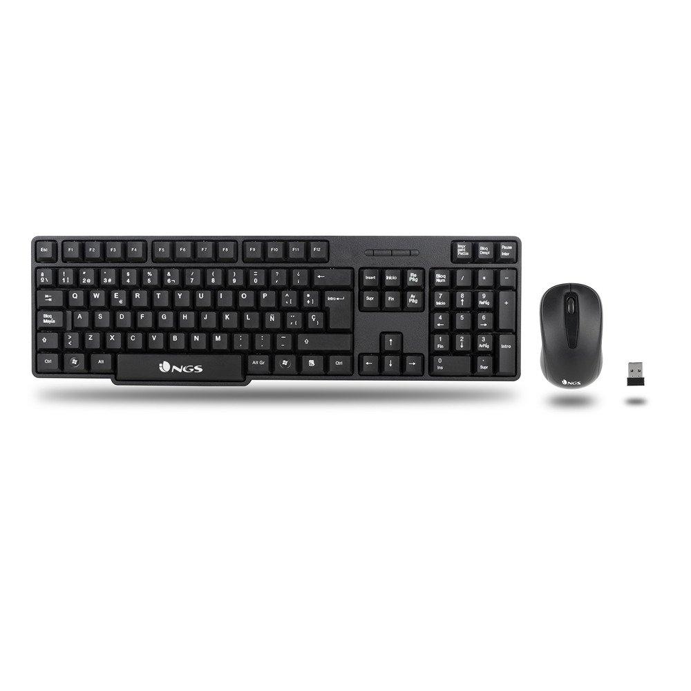 NGS  Pacchetto tastiera e mouse 2 in 1 NGS Euphoria 