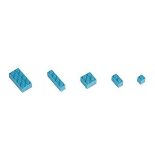 Q-BRICKS  Bausteine Unicolor Hellblau 