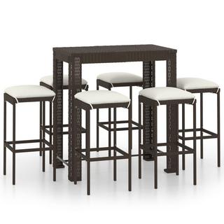 VidaXL Bar-set poly-rattan  