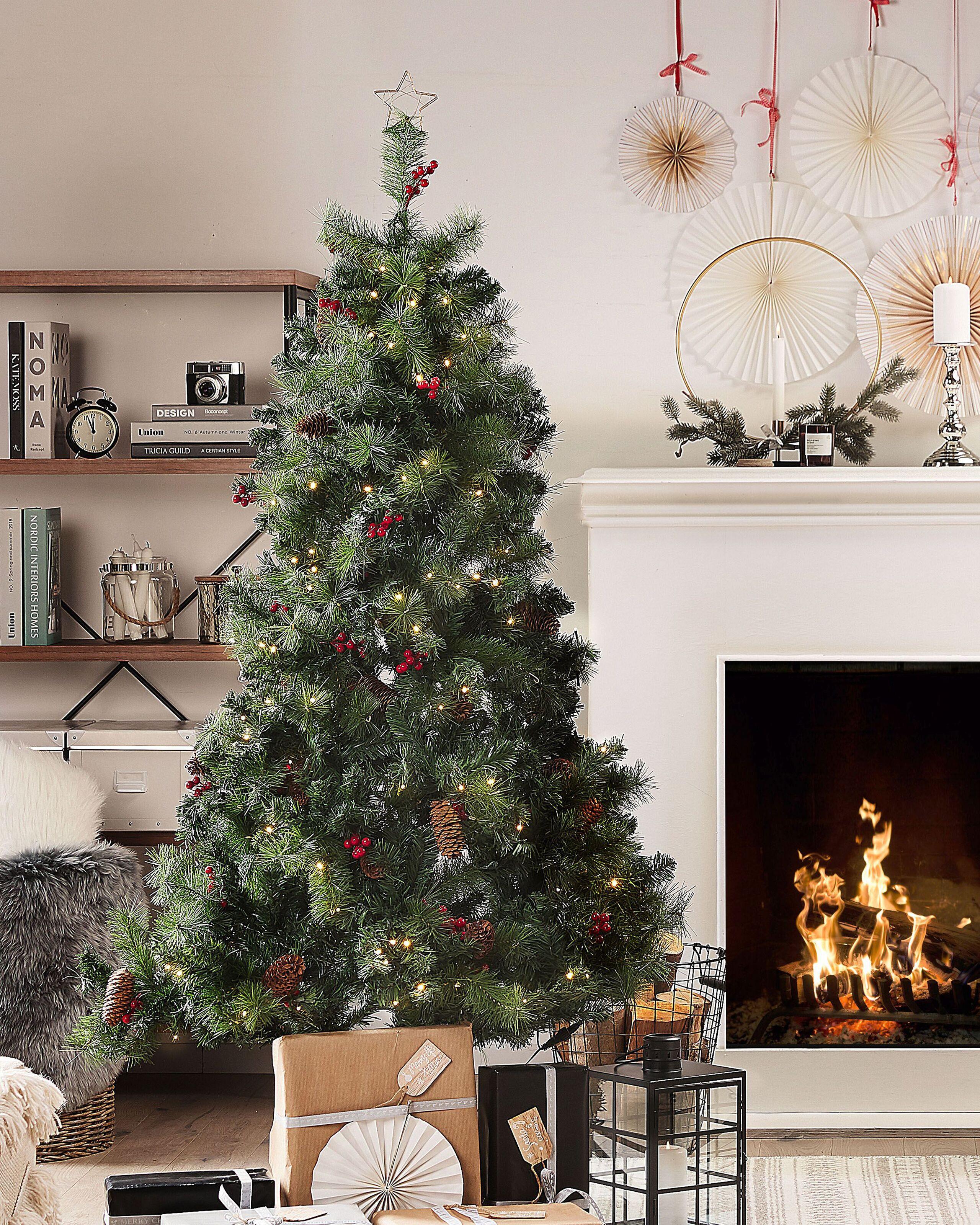 Beliani Sapin de Noël artificiel en PVC JACINTO  