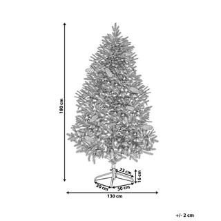 Beliani Sapin de Noël pré-allumé en PVC JACINTO  