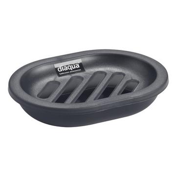 Portasapone Trend Frosted antracite transparente