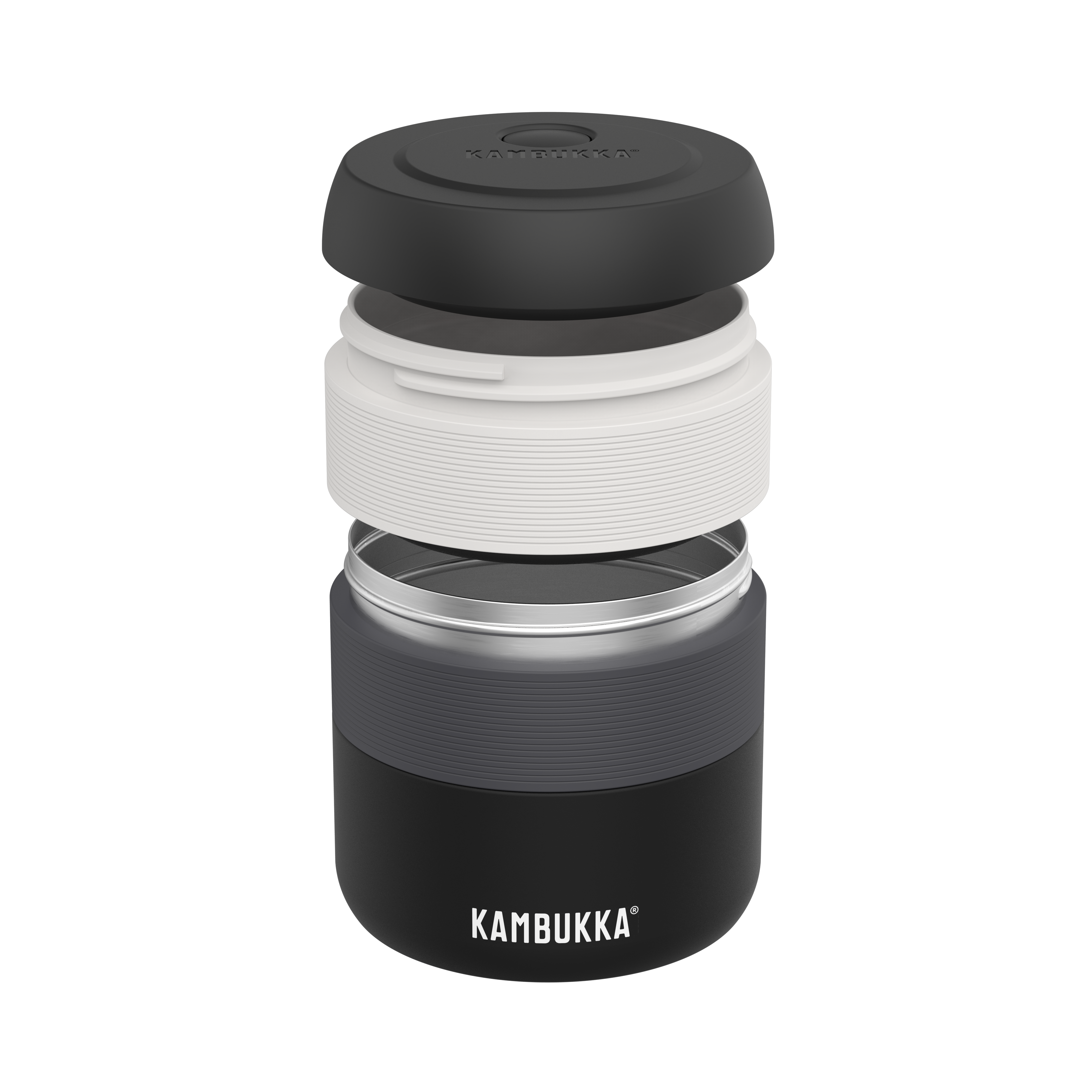 Kambukka  Snack Container 75ml, grey 