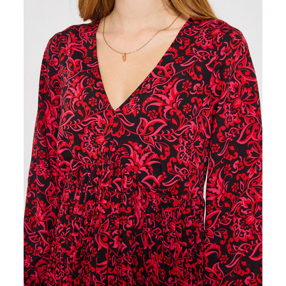 Joe Browns Plissierte Tunika mit Blumenmuster  