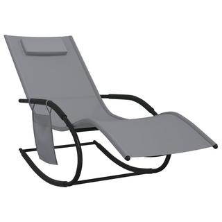 VidaXL Chaise longue tissu  