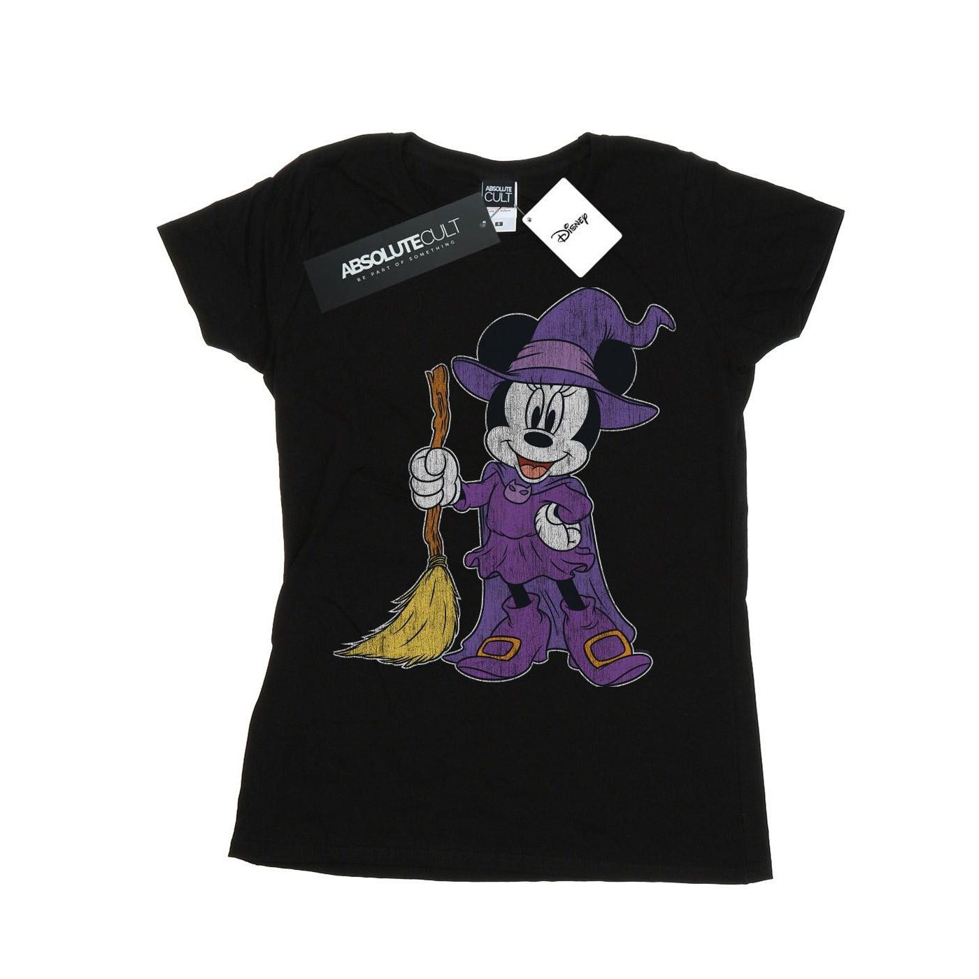 Image of Minnie Mouse Witch Costume Tshirt Damen Schwarz XL