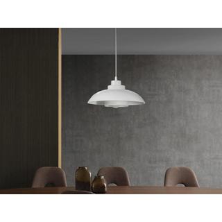 Vente-unique Lampadario in Metallo D. 34 x H. 120 cm Bianco - BRILIVA  