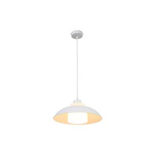 Vente-unique Suspension en métal  - D. 34 x H. 120 cm - Blanc - BRILIVA  