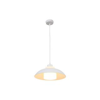 Vente-unique Lampadario in Metallo D. 34 x H. 120 cm Bianco - BRILIVA  