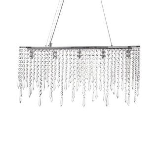 Beliani Lampe suspension en Cristal Glamour CALVELLE  