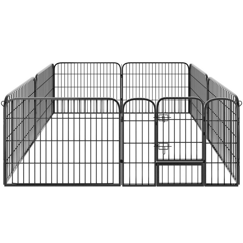 Tectake  Recinto per cuccioli Lisa  8 pezzi, pieghevole 