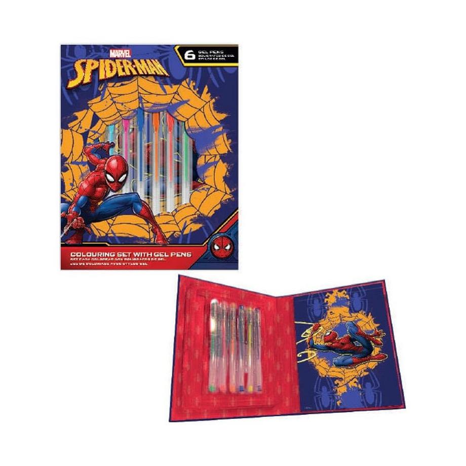 Kids Licensing Spiderman Notizbuch+Gelstifte  
