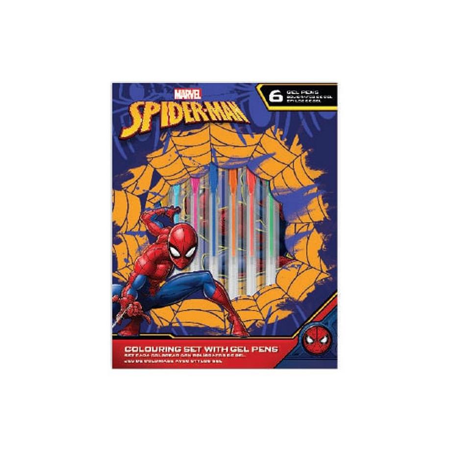 Kids Licensing Spiderman Notizbuch+Gelstifte  
